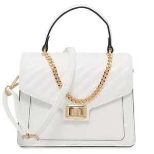 NWT Aldo Matthan Convertible White Satchel